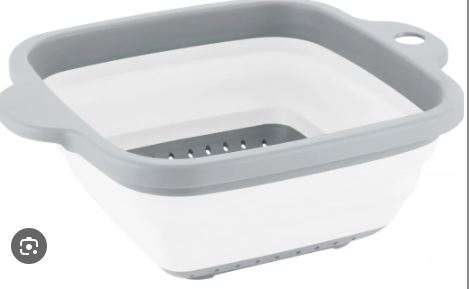 Дуршлаг Sugar&Spice Барбарис складной квадратный 2,2л, трюфель